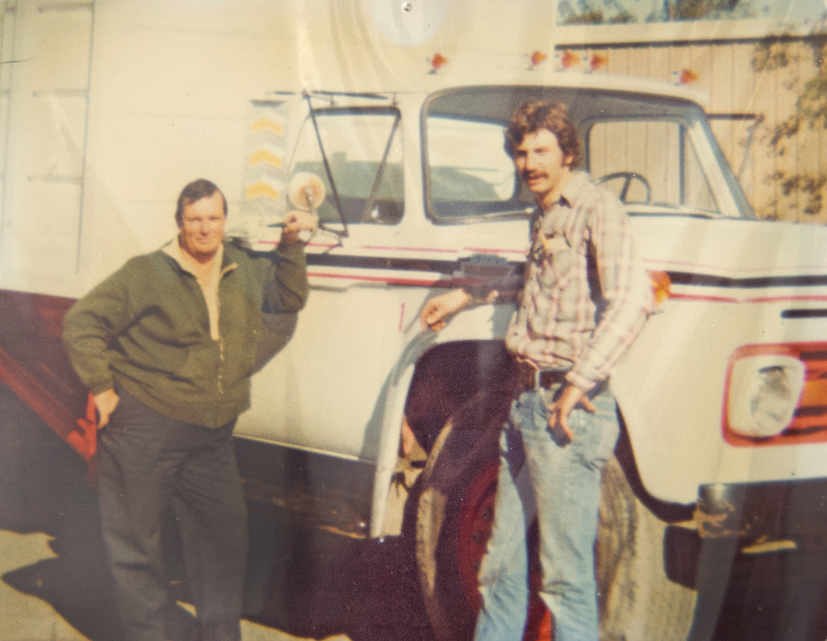 Louie II and Louie III in the 1970s.