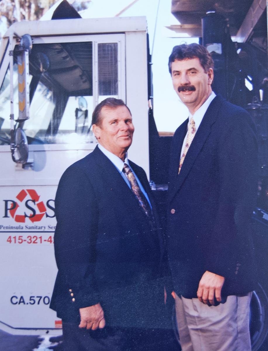 Louie II and Louie III in the 1990s.