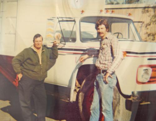 Louie II and Louie III in the 1970s.