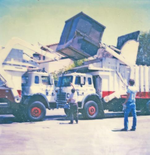 Louie II and Louie III in the PSSI Yard in the 1960s.