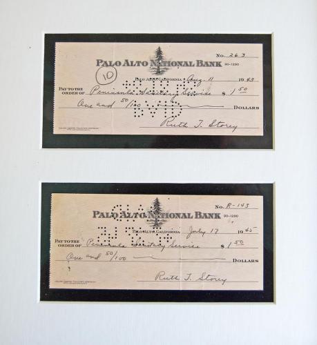 The first bank draft payment to PSSI was dated 1943.